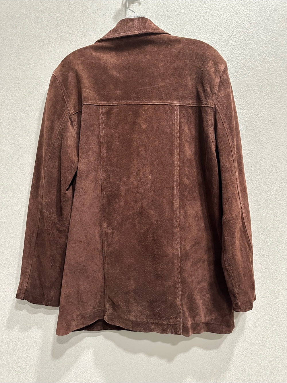 VTG St.John’s Bay small washable Suede Button-Front Jacket - Picture 7 of 8